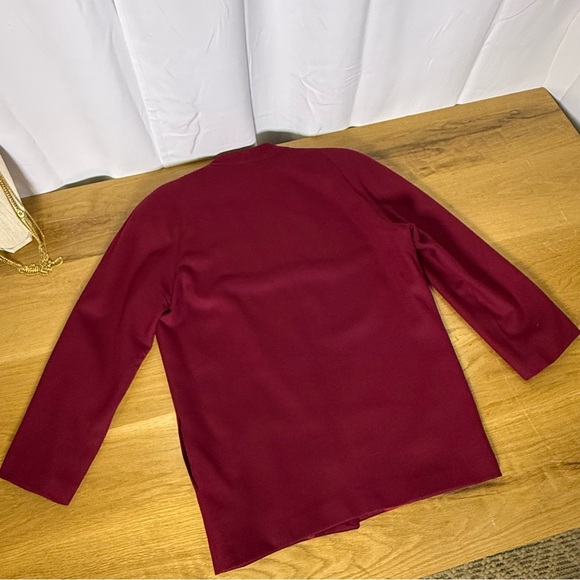 Vintage Christian Dior Separates red 100% Wool oversized Blazer Jacket size 8 - Picture 11 of 14